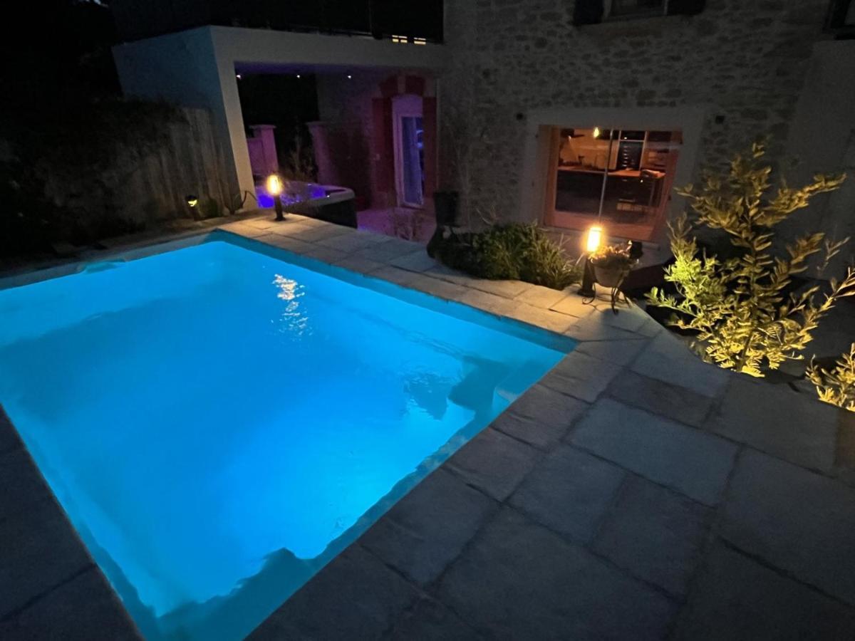 La Suite De Charme Du Mas De La Fontaine De Jonquier Avec Spa Privatif Séguret Kültér fotó